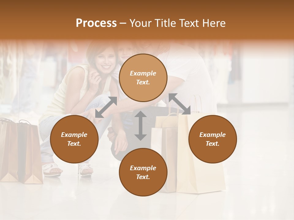 Female Father Child PowerPoint Template