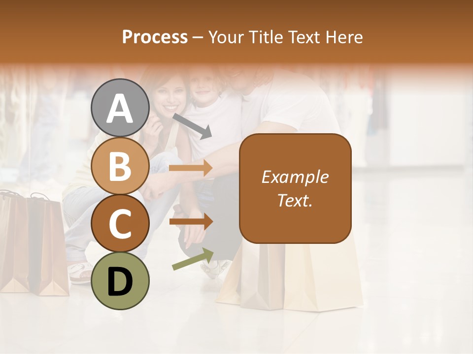 Female Father Child PowerPoint Template