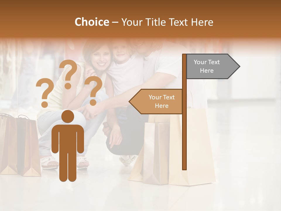 Female Father Child PowerPoint Template