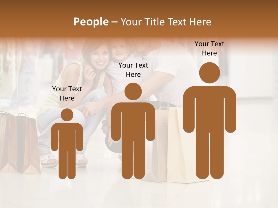 Female Father Child PowerPoint Template