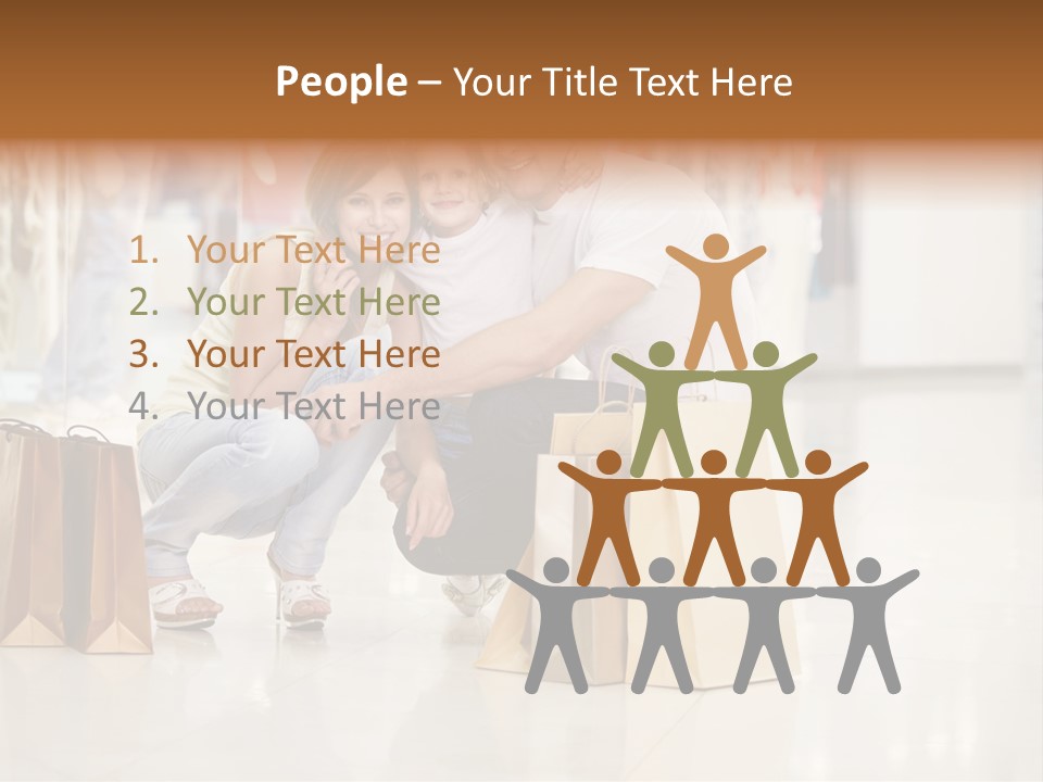 Female Father Child PowerPoint Template