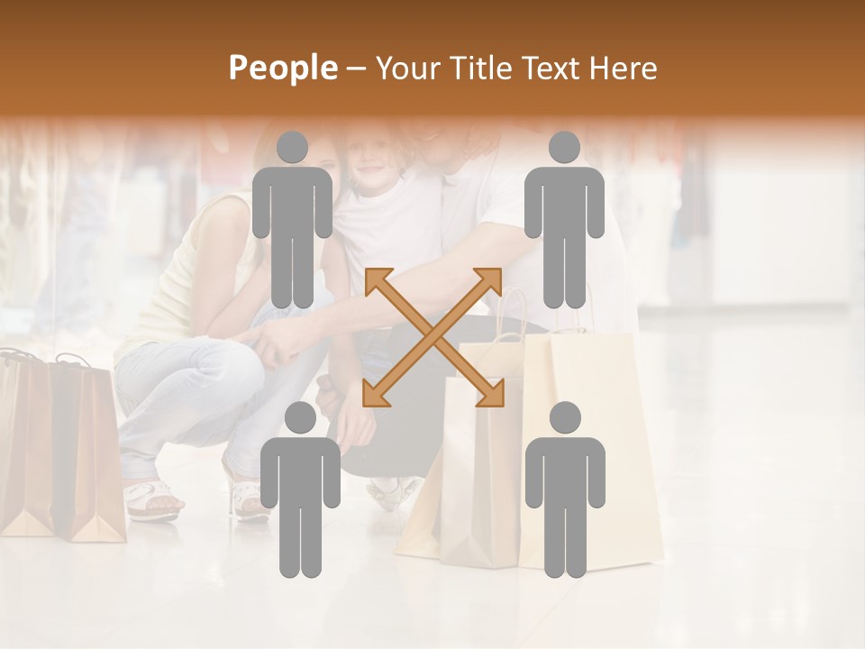 Female Father Child PowerPoint Template