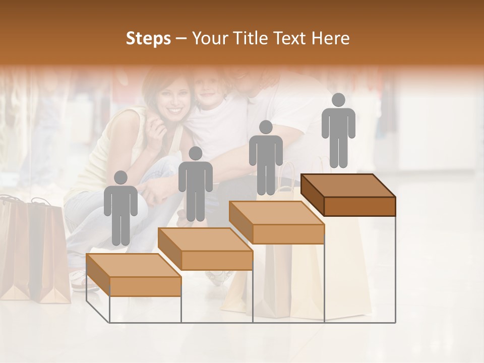 Female Father Child PowerPoint Template