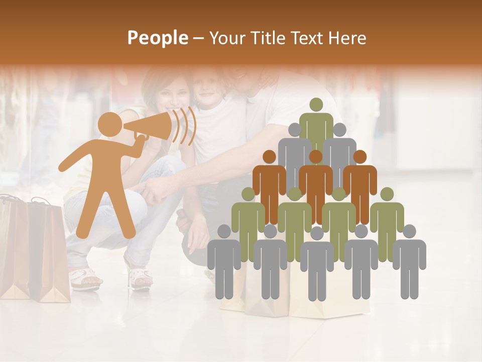 Female Father Child PowerPoint Template