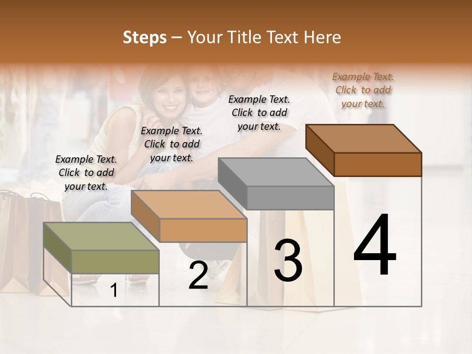 Female Father Child PowerPoint Template