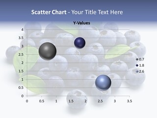 Juicy Blueberry Fruit PowerPoint Template