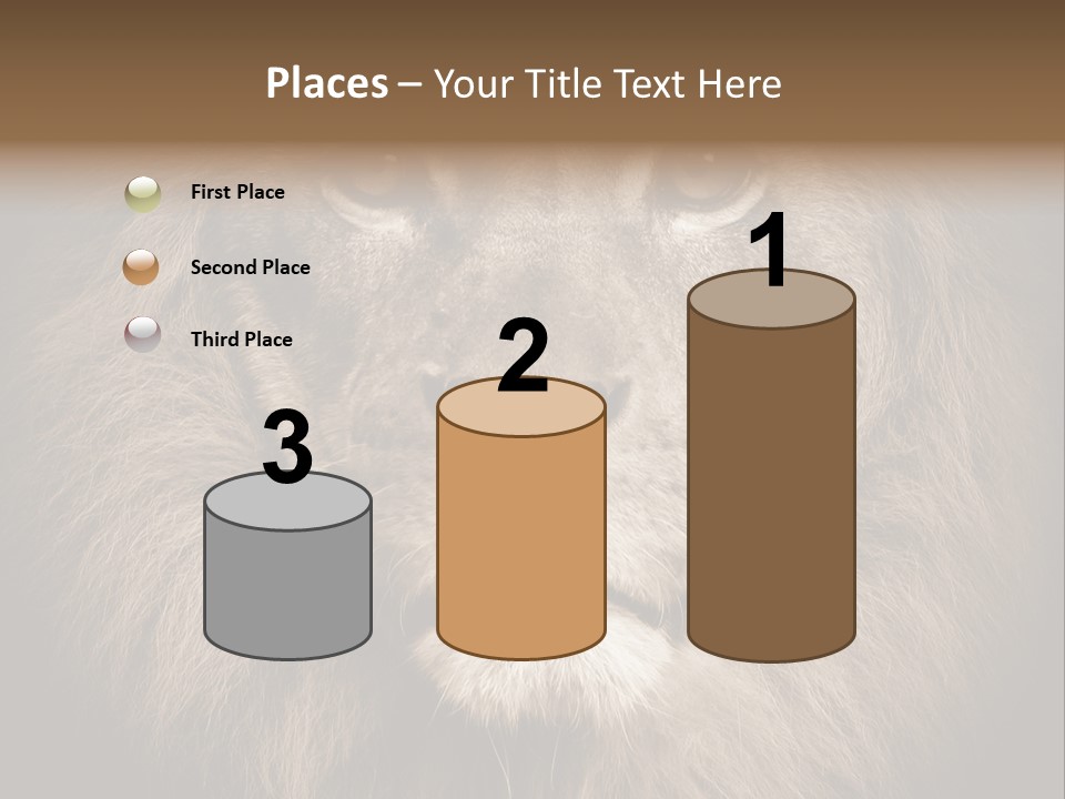 Noble Lion Mane PowerPoint Template
