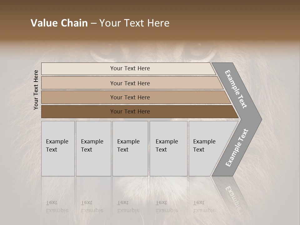 Noble Lion Mane PowerPoint Template