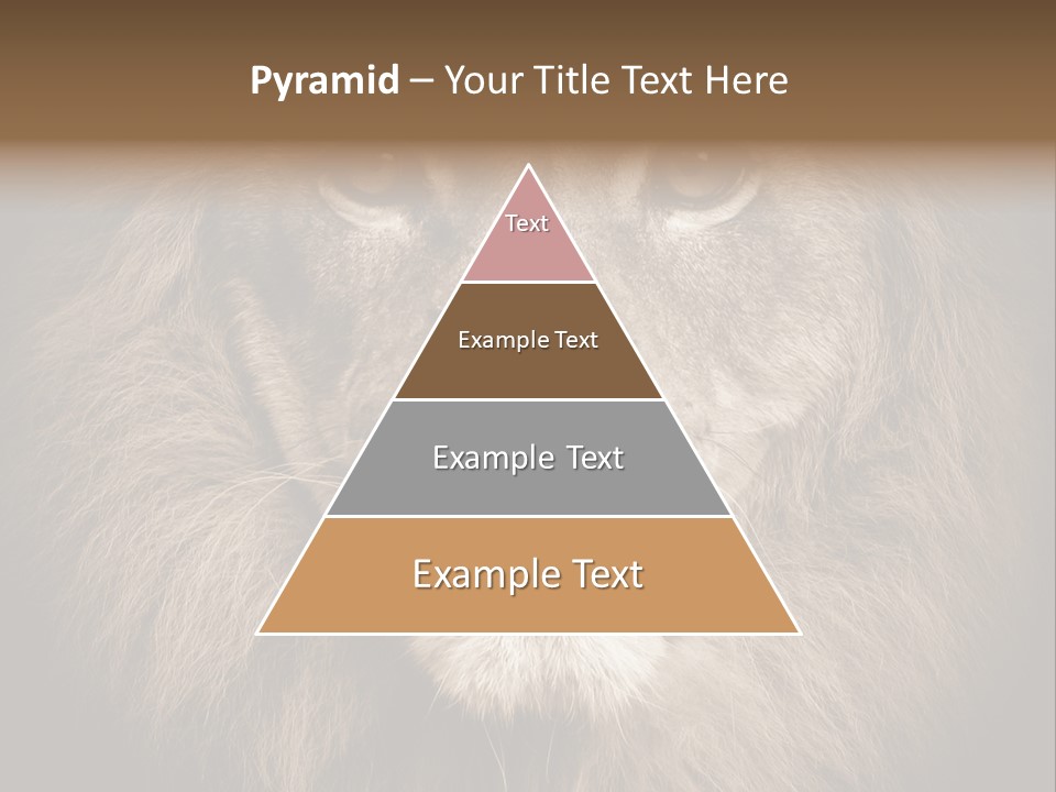 Noble Lion Mane PowerPoint Template