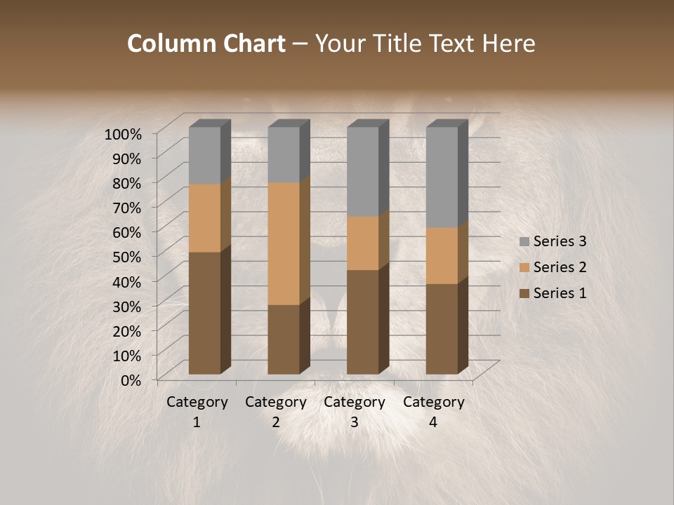 Noble Lion Mane PowerPoint Template