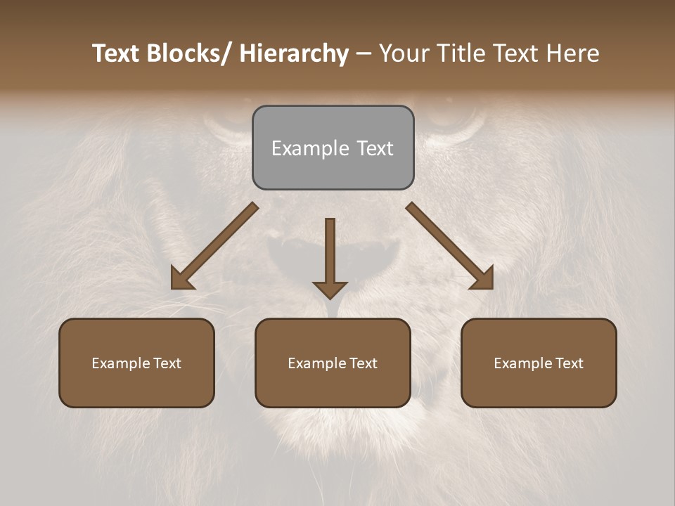 Noble Lion Mane PowerPoint Template