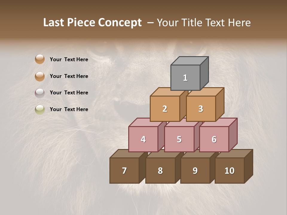 Noble Lion Mane PowerPoint Template