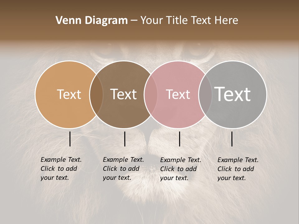 Noble Lion Mane PowerPoint Template