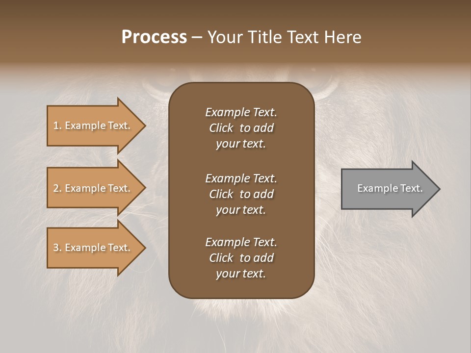 Noble Lion Mane PowerPoint Template