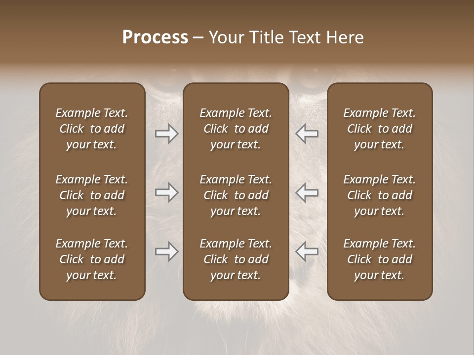 Noble Lion Mane PowerPoint Template