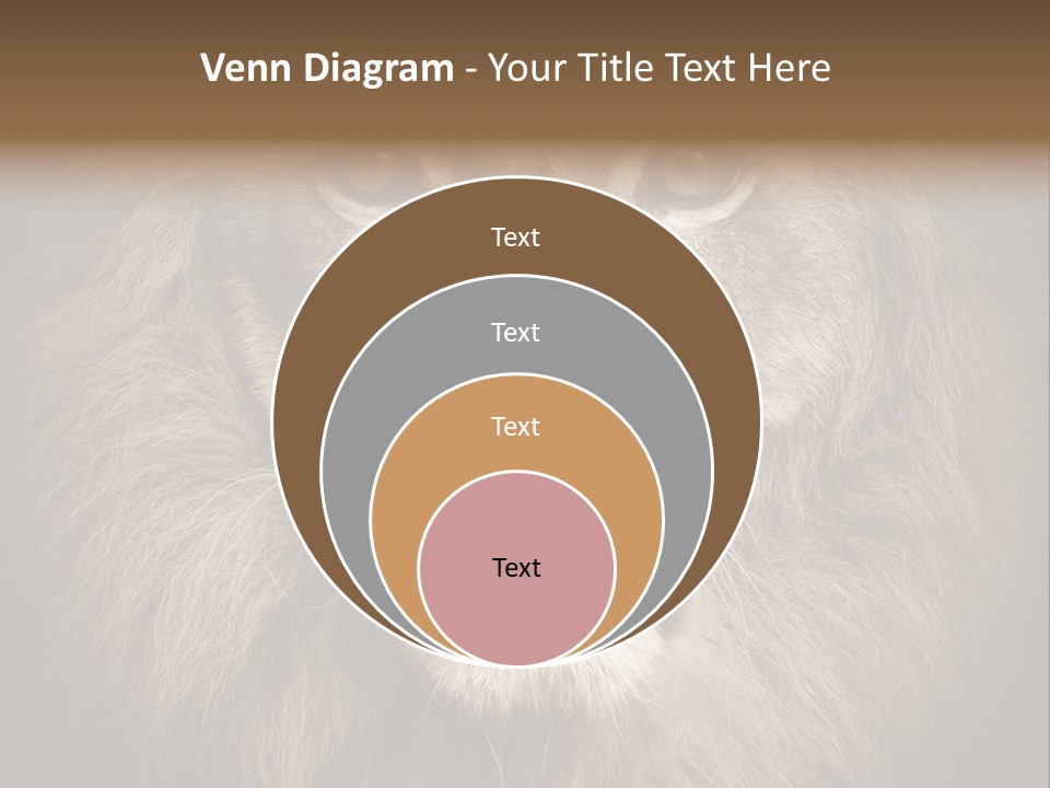 Noble Lion Mane PowerPoint Template