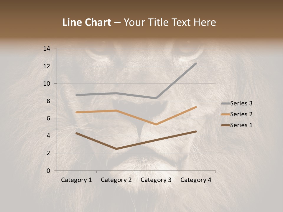 Noble Lion Mane PowerPoint Template