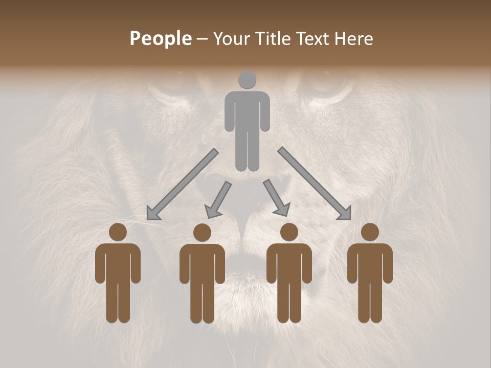 Noble Lion Mane PowerPoint Template