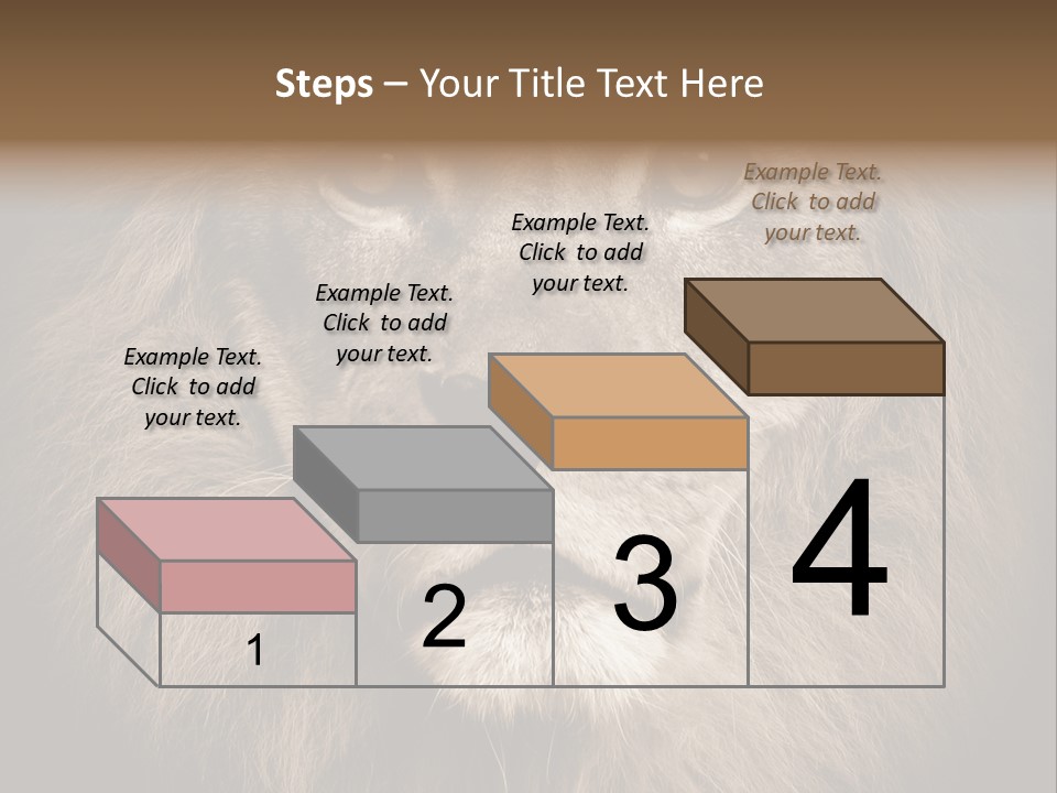 Noble Lion Mane PowerPoint Template