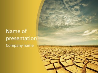 Climate Wasteland Environment PowerPoint Template