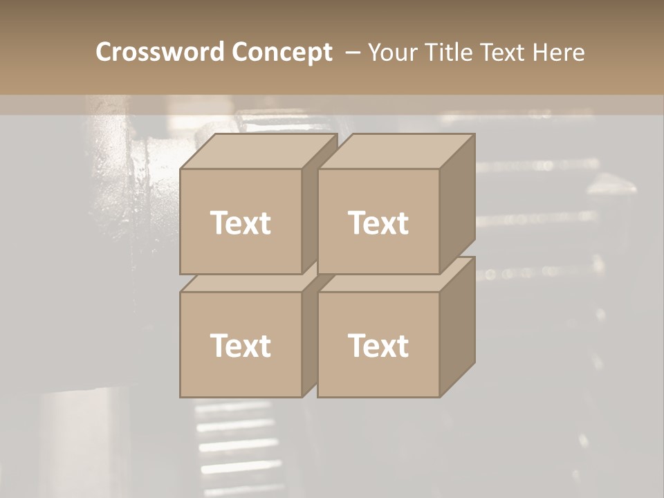 Engine Tooth Collaboration PowerPoint Template
