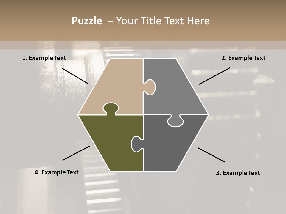 Engine Tooth Collaboration PowerPoint Template