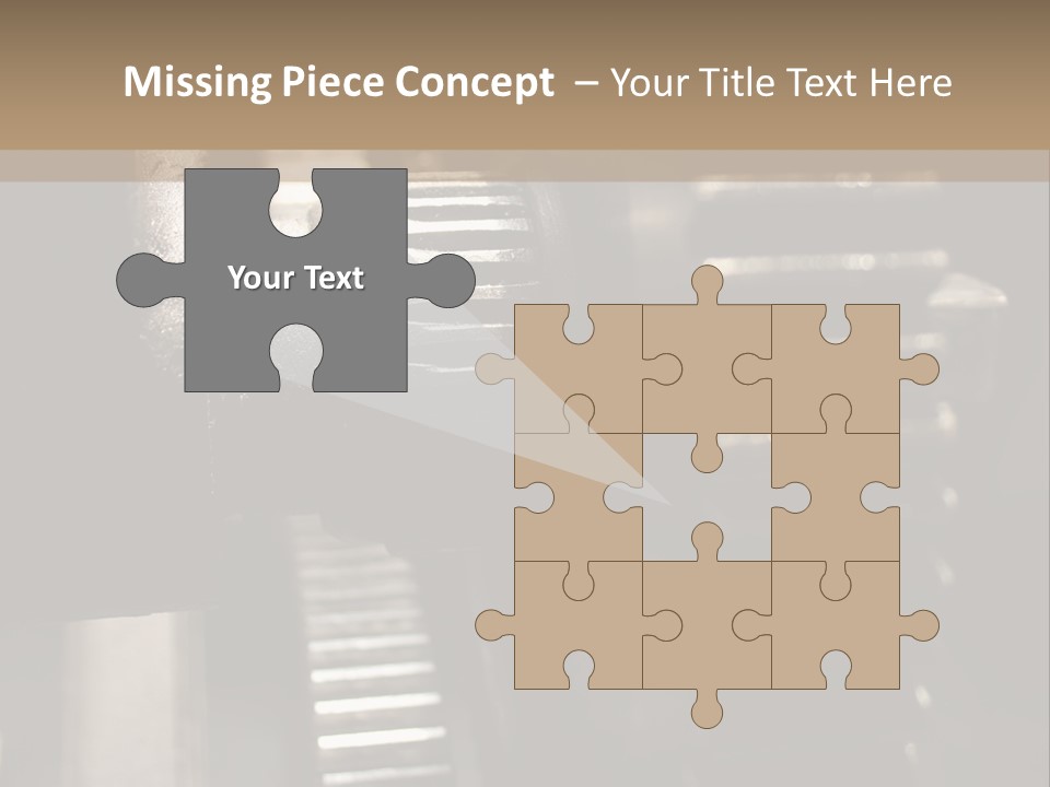 Engine Tooth Collaboration PowerPoint Template