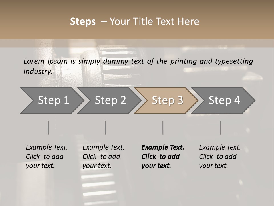Engine Tooth Collaboration PowerPoint Template