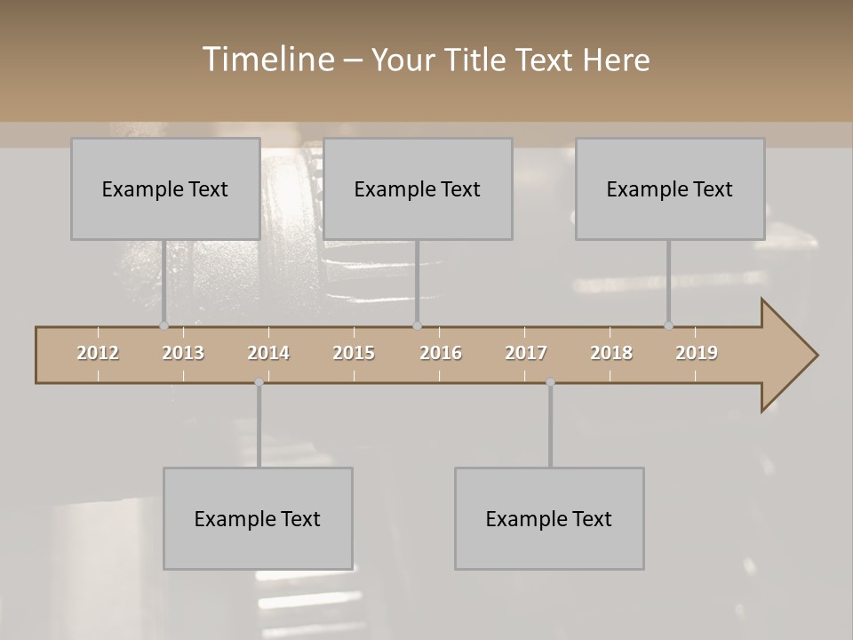 Engine Tooth Collaboration PowerPoint Template