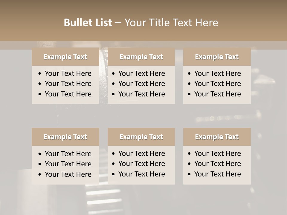 Engine Tooth Collaboration PowerPoint Template