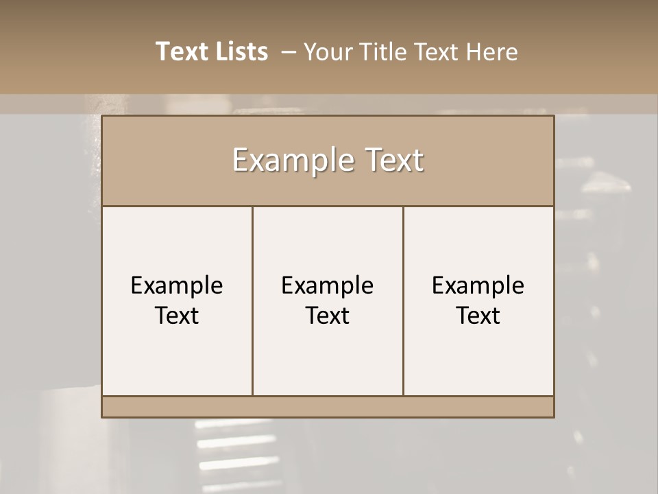 Engine Tooth Collaboration PowerPoint Template