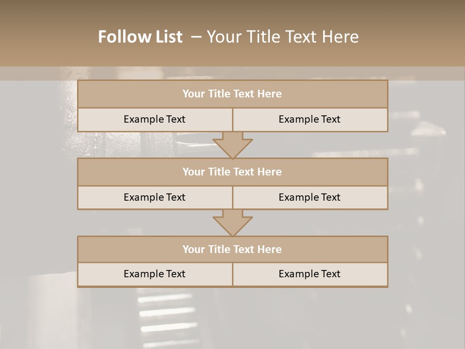 Engine Tooth Collaboration PowerPoint Template