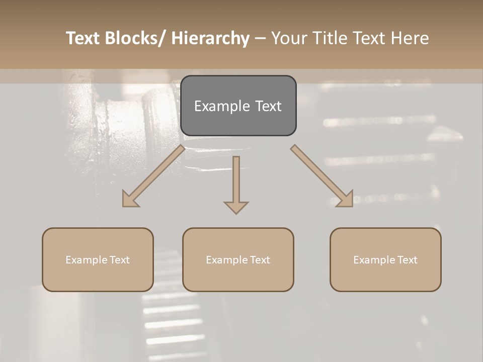 Engine Tooth Collaboration PowerPoint Template