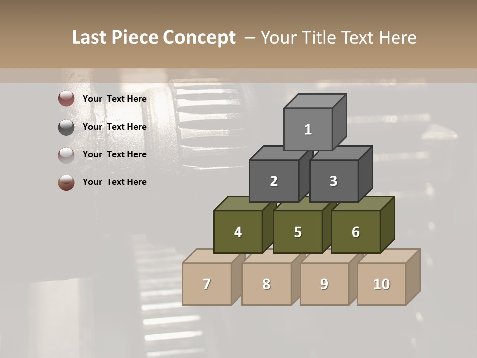 Engine Tooth Collaboration PowerPoint Template