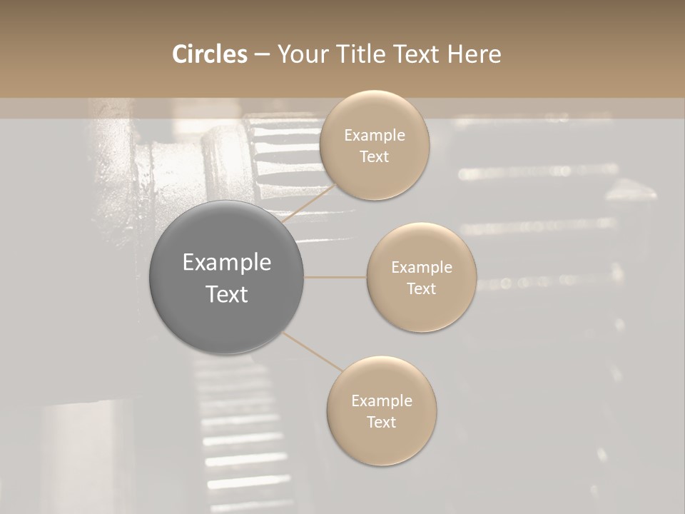 Engine Tooth Collaboration PowerPoint Template