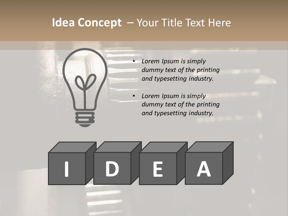 Engine Tooth Collaboration PowerPoint Template