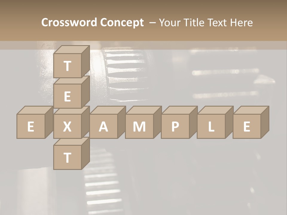 Engine Tooth Collaboration PowerPoint Template