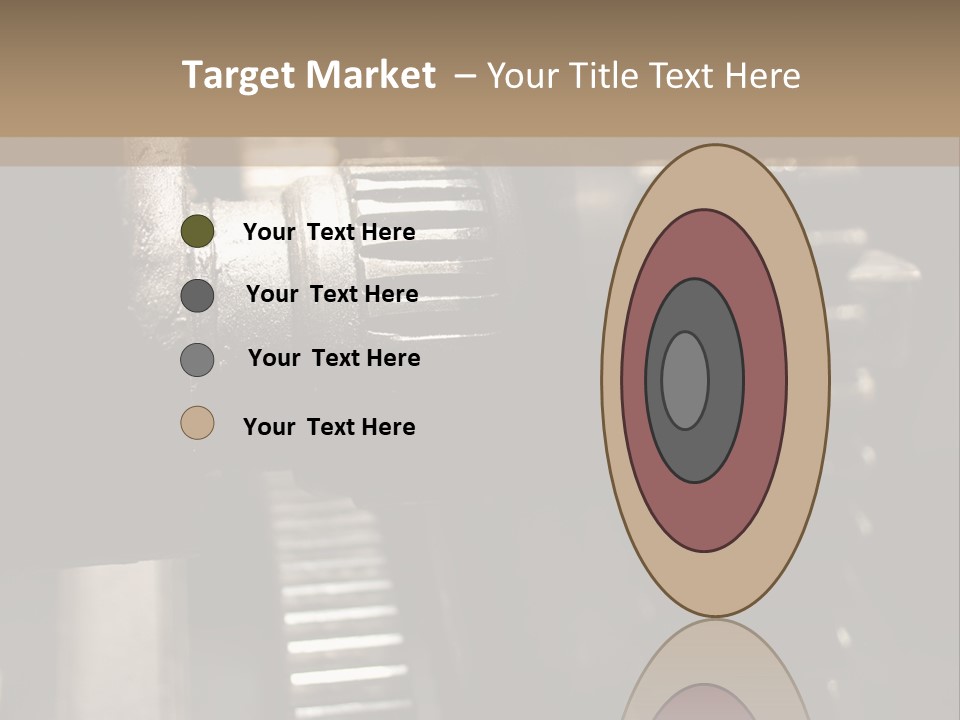 Engine Tooth Collaboration PowerPoint Template