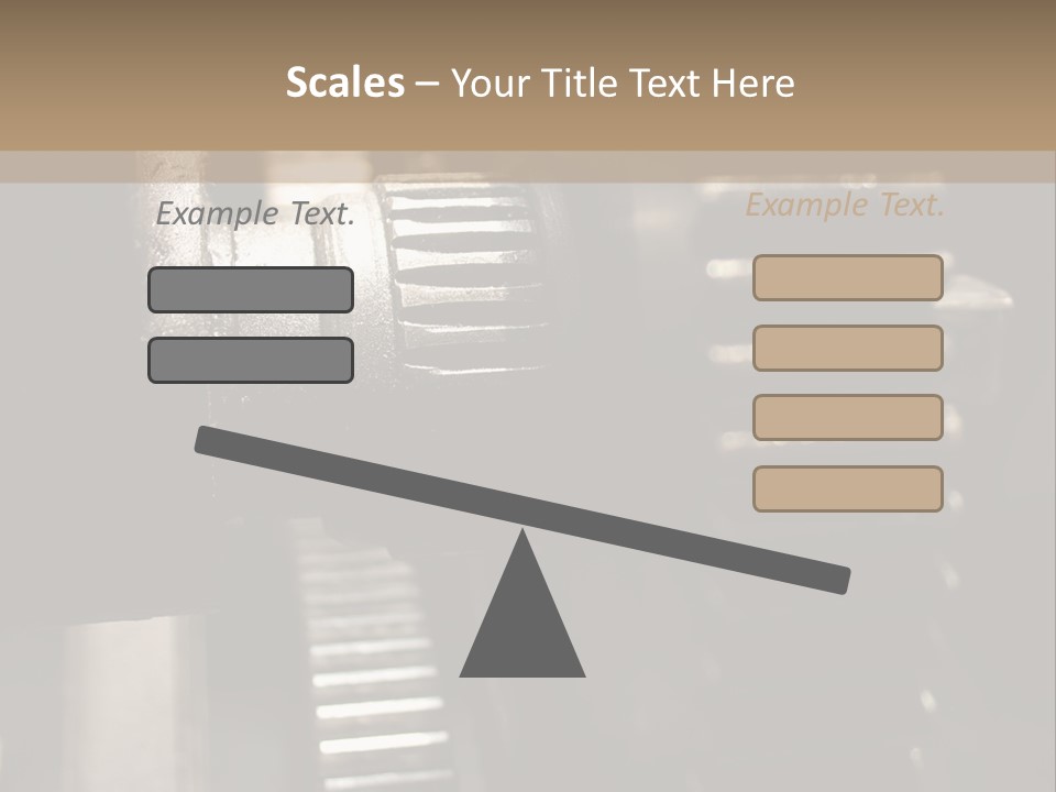 Engine Tooth Collaboration PowerPoint Template