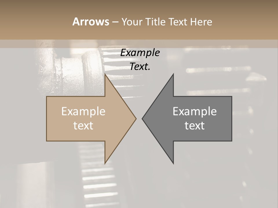 Engine Tooth Collaboration PowerPoint Template