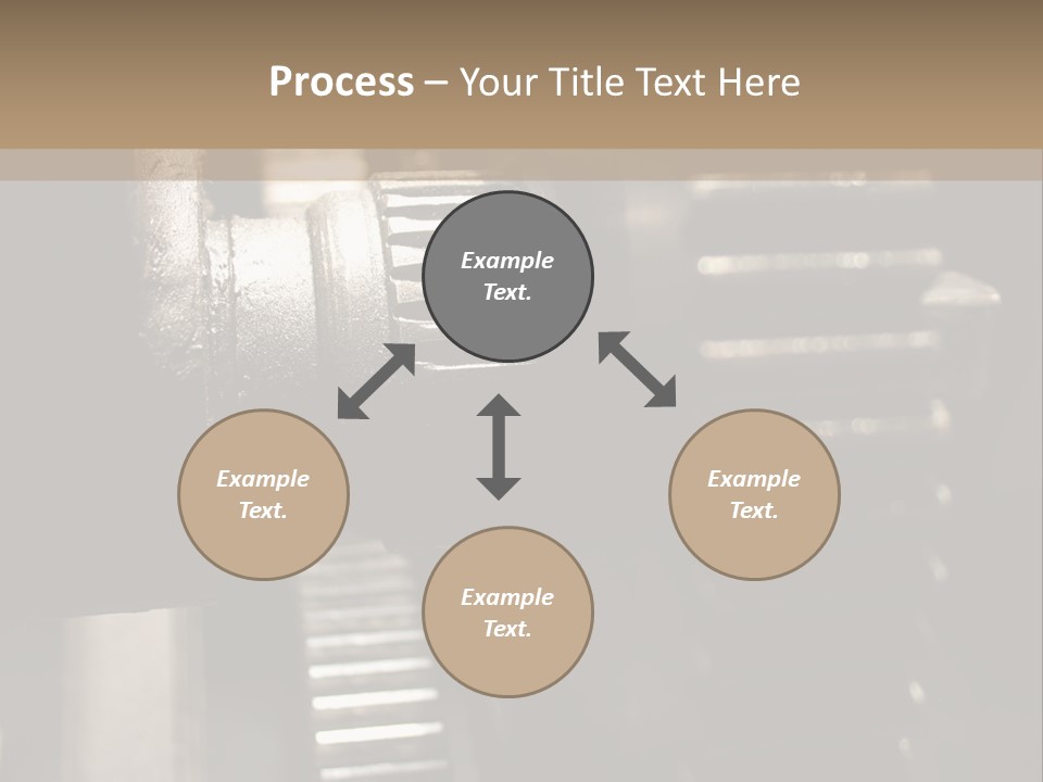 Engine Tooth Collaboration PowerPoint Template