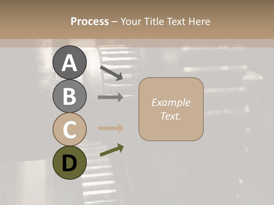 Engine Tooth Collaboration PowerPoint Template