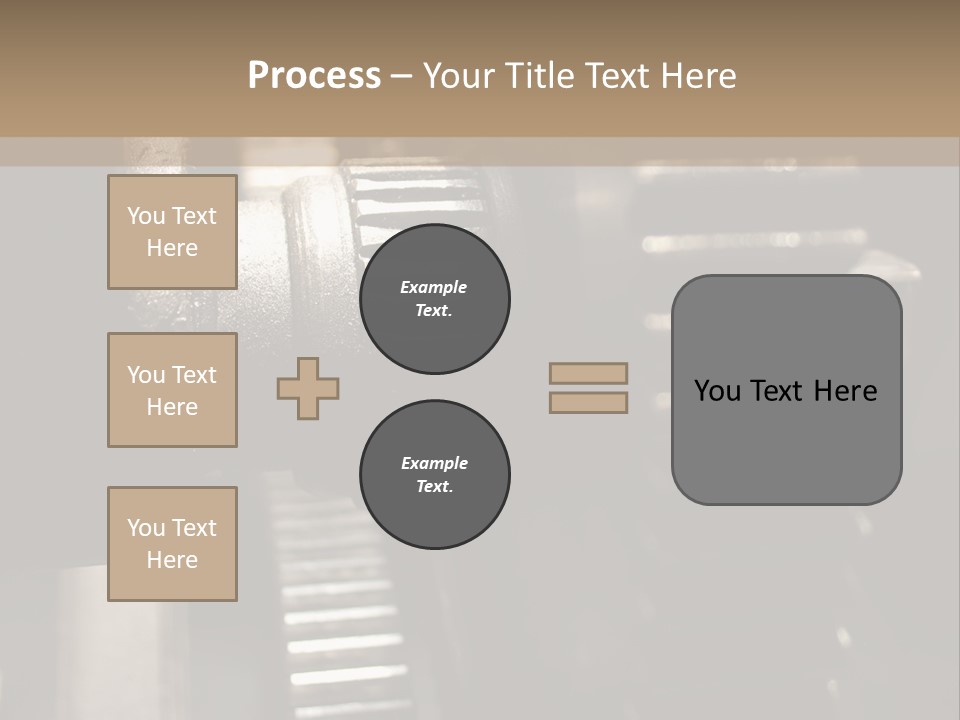 Engine Tooth Collaboration PowerPoint Template