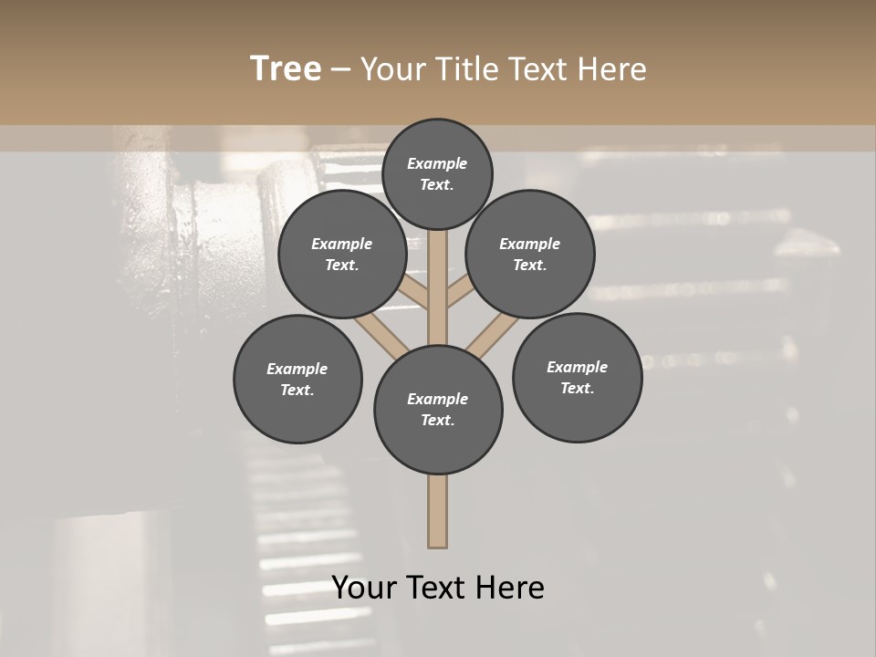 Engine Tooth Collaboration PowerPoint Template