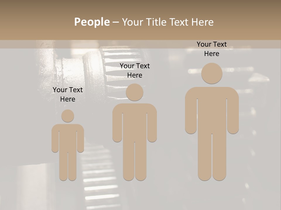 Engine Tooth Collaboration PowerPoint Template