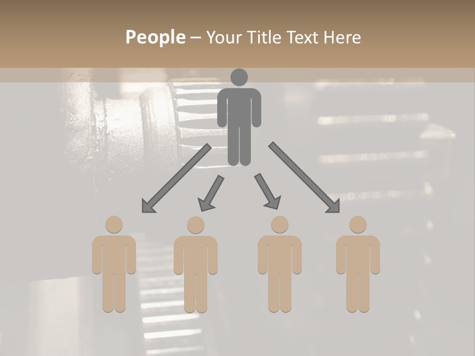 Engine Tooth Collaboration PowerPoint Template