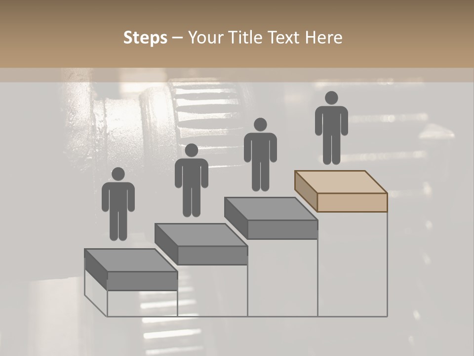 Engine Tooth Collaboration PowerPoint Template