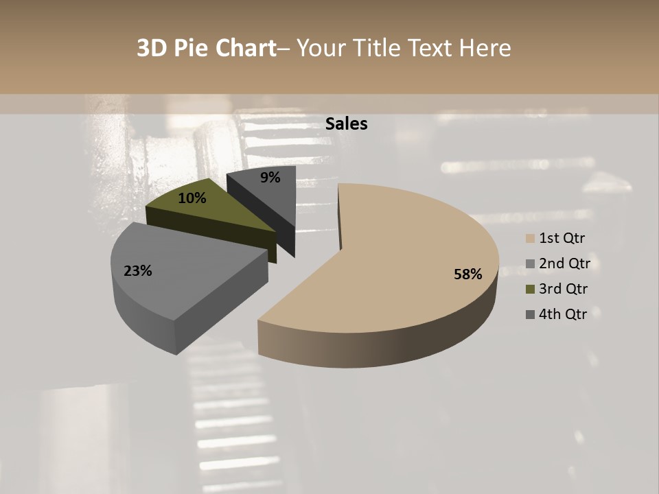 Engine Tooth Collaboration PowerPoint Template