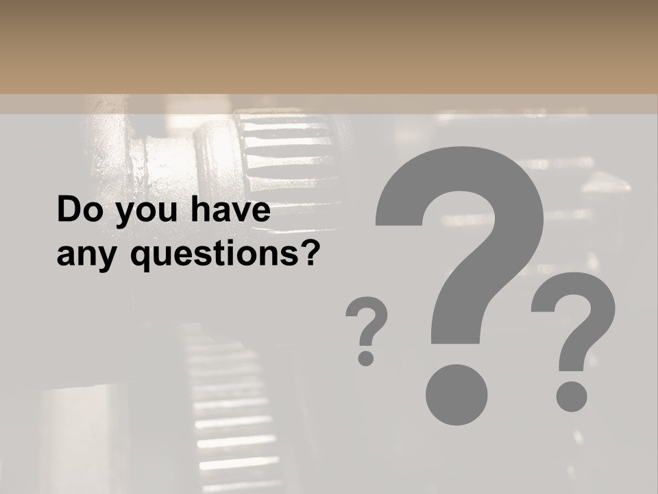 Engine Tooth Collaboration PowerPoint Template