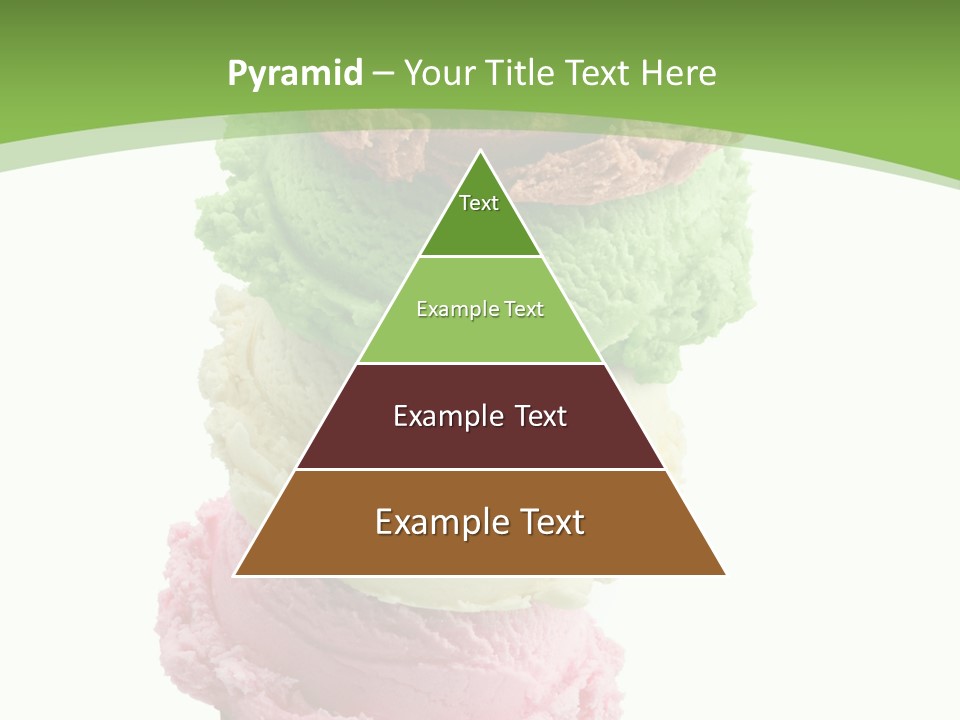 Scoop Sweet Food Kiwi PowerPoint Template